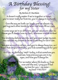 Happy Birthday Prayer For My Sister In Law A Birthday Blessing For My Sister Sister Poems Birthday Prayer Birthday Poems