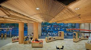 boston public library wood ceiling