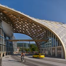 See more ideas about timber roof, interior architecture, architecture. Shigeru Ban Covers Swatch Headquarters In Snaking Timber Vault