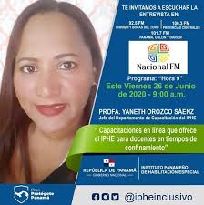 IPHEinclusivo se mantiene brindando capacitaciones en líneas para docentes  en tiempo de confinamiento. #NoBajesLaGuardiaConElCovid19 #UnidosVenceremos