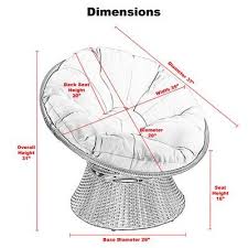 The chair is super comfortable and relaxing, and their large cushion makes it even more cozy to sit on. Venta Papasan Chair Dimensions En Stock