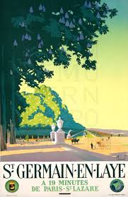 Commarmond Saint Germain En Layea 19 Mn De Paris St Lazare Env 60x100 Guides Mayeux Paris Saint Germain En Laye Vintage Travel Posters Travel Posters
