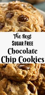 Take a look at these tasty sugar cookie recipes from food.com and find the perfect cookie to celebrate the holidays! The Best Sugar Free Chocolate Chip Cookies New Recipes Sugar Free Chocolate Chip Cookies Sugar Free Cookie Recipes Sugar Free Chocolate Chips