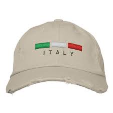 Italy Flag Embroidery Embroidered Baseball Hat Zazzle Com In 2021 Flag Embroidery Italy Flag Baseball Hats