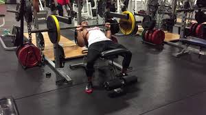 Incline Overcoming Isometric Barbell Bench Press Post Activation Potentiation Protocol Youtube
