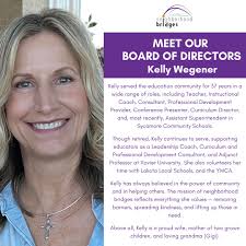 We are so grateful to have leaders like Kelly Wegener