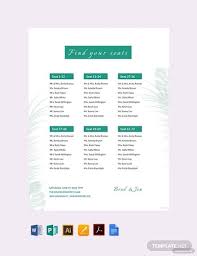 14 Best Wedding Seating Chart Examples Templates