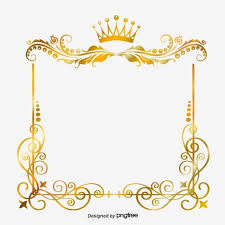 กรอบมงก ฎทองคำส เหล ยม ส เหล ยมผ นผ า การวาดภาพ ออกแบบภาพ png และ psd สำหร บดาวน โหลดฟร gold clipart floral border design frame clipart