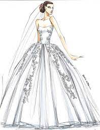 Dibujos de vestidos de novia. Resultado De Imagen De Dibujos De Vestidos De Novia Wedding Dress Sketches Dress Sketches Art Dress