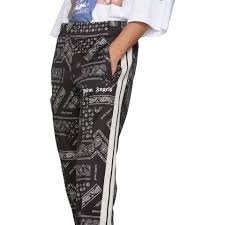 Saksfifthavenue.com has been visited by 100k+ users in the past month Palm Angels Black Bandana Classic Track Pants For Men Lyst