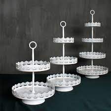 Explore a wide range of the best dessert display on aliexpress to find one that suits you! 4 Tiers Cake Stand Metal White Wedding Cake Tools For Cupcake Display Plate Party Event Home Decoration Bakeware Kitchen Bar Tier Cake Cake Toolswedding Cake Aliexpress
