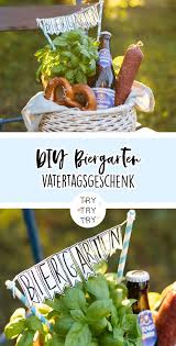 No matter how much i grow, we will bet grow apart. Geschenk Fur Den Vatertag Diy Mini Biergarten Trytrytry
