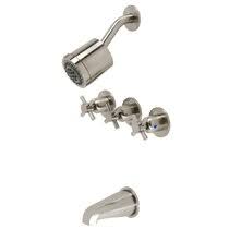 Today's bathtub faucets go beyond functional, with designs and decide if you want two handles — one controlling the hot and one the cold — or one handle. N8o3mh1o7npwzm