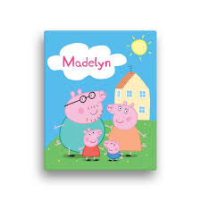 Sep 27, 2017 · peppa pig videos de peppa pig; Personalized Peppa Pig Family 11 X 14 Canvas Wall Art Walmart Com Walmart Com