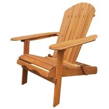 Leigh Country Natural Folding Adirondack Chair Tx 36600 The Home Depot Outdoor Folding Chairs Wood Adirondack Chairs Folding Adirondack Chairs