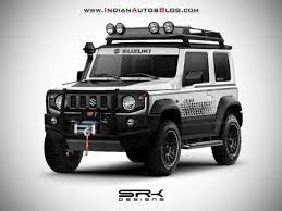 the jimny 2019 as a solid machine for off road performance according to a rendering by indian autos blog suzuki jimny new suzuki jimny suzuki