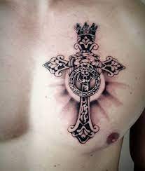 Click here to visit our gallery: Cross Chest Tattoo