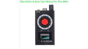 Rf (radio frequency) transmitters such as bug and camera transmitters put out a signal at a certain frequency. K18 Multi Function Anti Spy Detector Camera Gsm Audio Bug Finder Gps Signal Lens Rf Tracker Detect Youtube