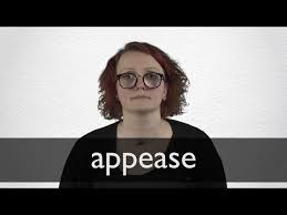 Spoken pronunciation of soothe in english and in kannada. Appease Synonyms Collins American Thesaurus