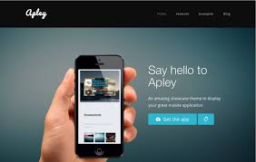 Coming soon landing page #20: 35 Best Mobile App Landing Page Templates Webdesignerhub