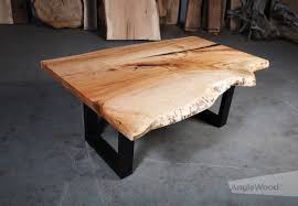 Maybe you would like to learn more about one of these? Maple Live Edge Coffee Table With U Shape Legs Anglewood Live Edge Custom Furniture Toronto