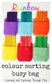 Rainbow Colour Sorting Busy Bag Preschool Activities Learning Colors Preschool Learning