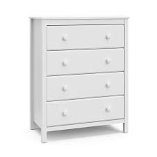 White bedroom dressers & chests of drawers; Amazon Com Storkcaft Alpine 4 Drawer Dresser White Stylish Storage Dresser Chest For Bedroom Coordinates With Any Kids Bedroom Or Baby Nursery Computers Accessories
