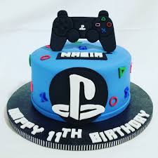 Playstation Birthday Cake For 14 Year Old Boy Ps4 Cake Playstation Ps4 Cake Playstation Cake Boy Birthday Cake