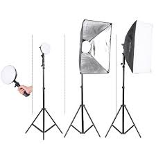 Andoer Led Photography Studio Lighting Light Kit With 2 30w Led Lamp 2 Softbox 2 Light Stand 1 Carrying Bag Andoer Com