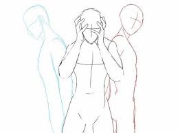 Guy friends anime drawing reference. Friendship Drawing 3 People Poses Reference