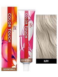 Wella Professionals Color Touch Semi Permanente Haarfarbe 8 81 Light Blonde Pearl Ash Blondehair Wella Hair Color Hair Color Formulas Permanent Hair Color