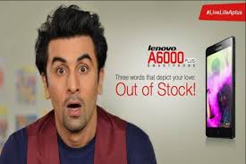 Lenovo A6000 Plus runs out of stock ...