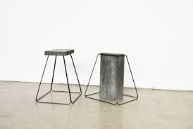 Con Tradition Concrete And Reinforcing Rod Stools Concrete Furniture Interior Furniture Furniture