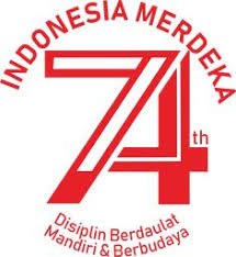 (perubahan) tema logo dan pedoman peringatan hut proklamasi kemerdekaan ri ke 74 tahun 2019. Logo Hut Ri Ke 74 2019 Resmi Nusagates
