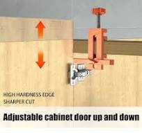 Wardrobe Cabinet Door Panel Installation Jig 10mm Rebounder Punched Mounting Jig 2 In 1 Quick Closet Door Mounting Template Tool - AliExpress 1420