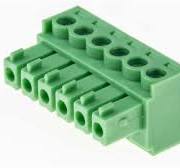 RS PRO Steckbarer Klemmenblock Steckverbinder 6-Kontakte 3.81mm-Raster  Gerade