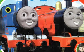 Happy Christmas. I made sprites of Thomas The Tank Engine's perspex model  which was built by Martin Gill, and appeared from the pilot to Season 3.  This October, the original gauge 1