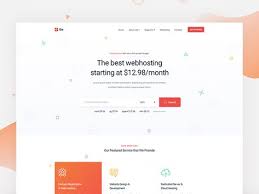Hosting Website Landing Page Website Hosting Landing Page Web Design