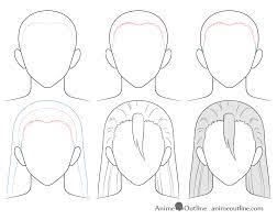 A hairstyle could easily make or break a man. How To Draw Anime Male Hair Step By Step Animeoutline