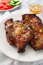 Vietnamese Lemongrass Pork Chops In Air Fryer Scruff Steph Recipe Air Fryer Recipes Healthy Spicy Chicken Recipes Asian Pork Recipes