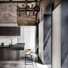 Inspiration Where Industrial Foundations Meet Modern Additions This Kitchen From The Pushka Apartment B Apartment Renovation Kitchen Design Modern Apartment