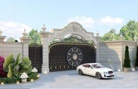 52 Fantastic Gate Design Ideas That Protect Your Home In 2020 Entrance Gates Design House Gate Design Gate Design
