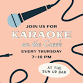 Karaoke On The Creek event image