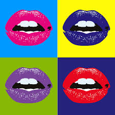 L O U D Pop Art Lips Andy Warhol Pop Art Pop Art Decor