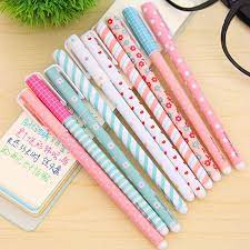 10 Pcs Lot Color Gel Pen Kawaii Stationery Korean Flower Canetas Escolar Papelaria Gift Office Material School Su Stationery Pens Gel Pens Cute School Supplies