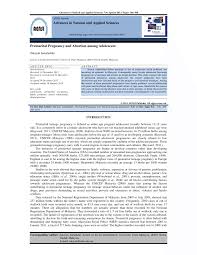 There has been a rise in teen pregnancies in recent times, most of which are unplanned, mistakes, can lead to abortions, and. Pdf Premarital Pregnancy And Abortion Among Adolescent