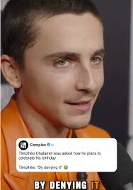 Timothée Chalamet's Birthday Plans Revealed