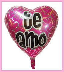 Globo de te amo con helio de 14″ | Liliana Online