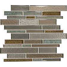 Sapphire Lagoon Random Li Glass Mosaic