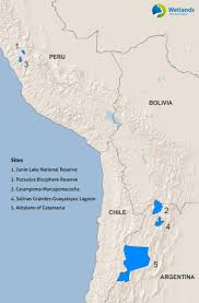 Al norte limita con bolivia y paraguay, y el extremo meridional está en la confluencia de los ríos grande (provincia de san juan) y mojinere (provincia de jujuy). Mapa Altoandinos Con Sitio Eng Mesa De Trabajo 1 Mesa De Trabajo 1 Wetlands International